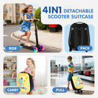 Vexon 4-in-1 Detachable Scooter Luggage for Kids