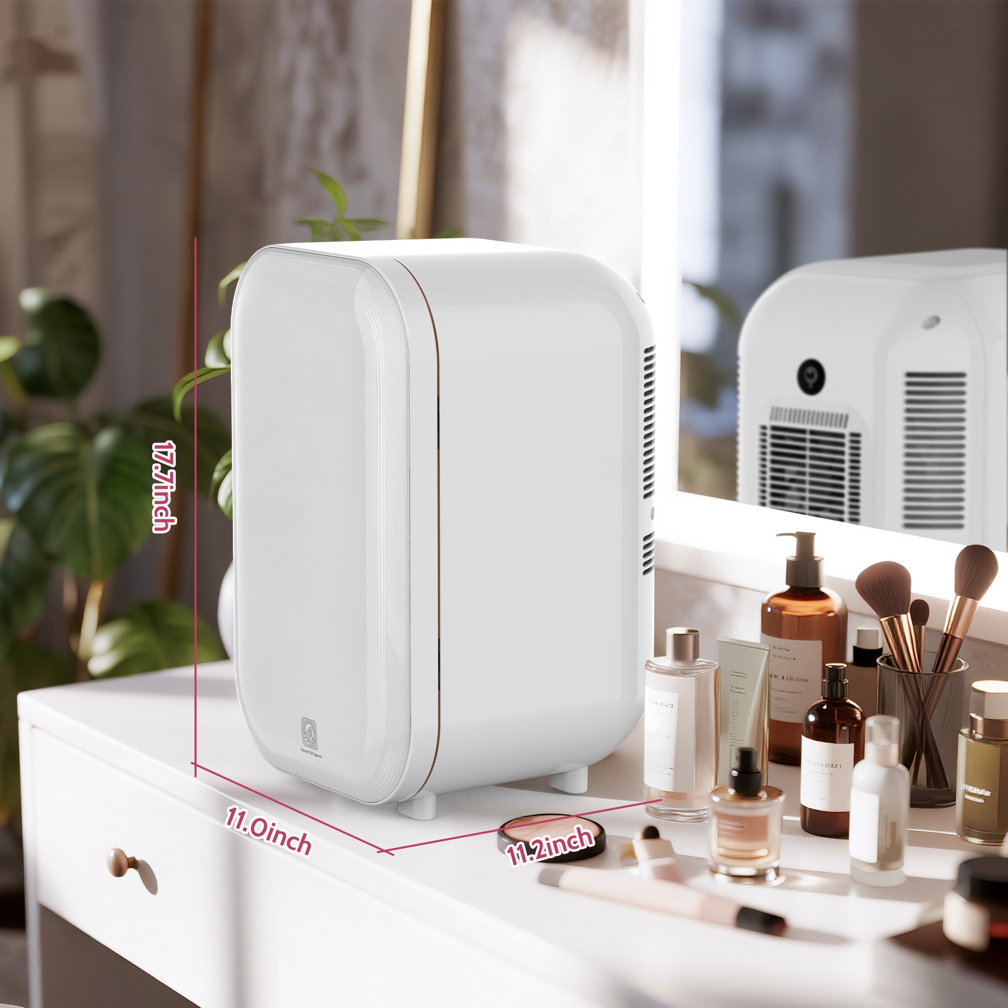 Vexon 22L Mini Skincare Fridge for Cosmetic Storage
