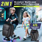 Vexon Top Opening Scooter Luggage for Kids