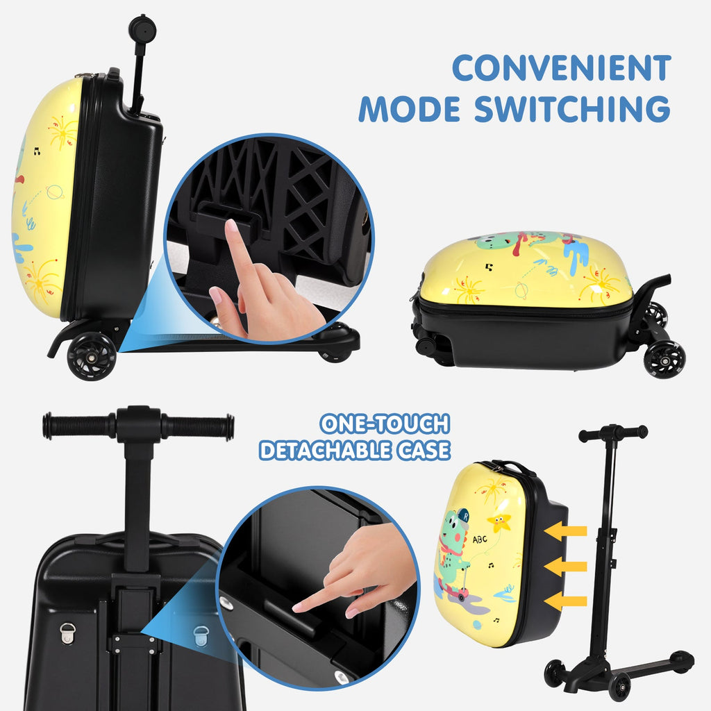 Vexon 4-in-1 Detachable Scooter Luggage for Kids
