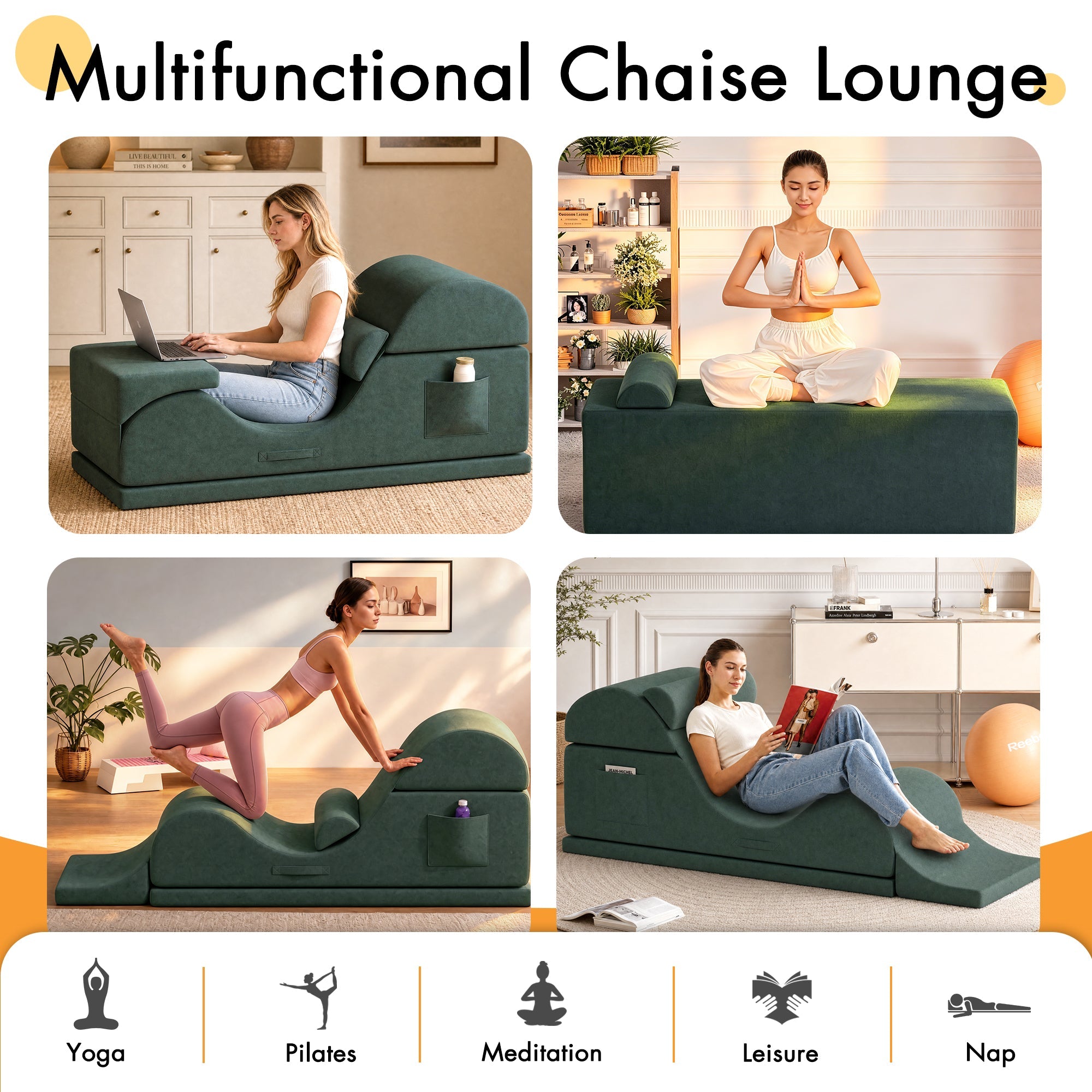 Vexon Convertible Yoga Chair for Adults