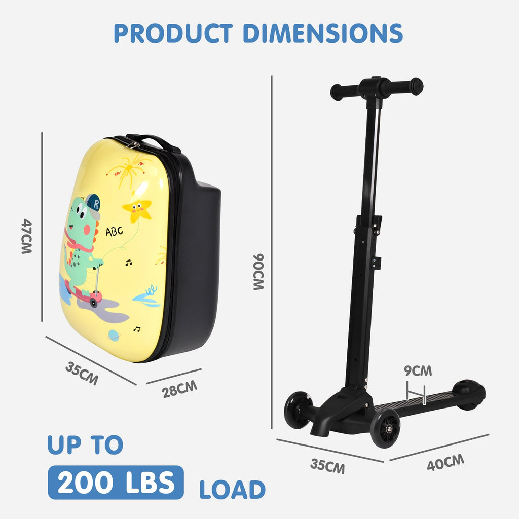 Vexon 4-in-1 Detachable Scooter Luggage for Kids