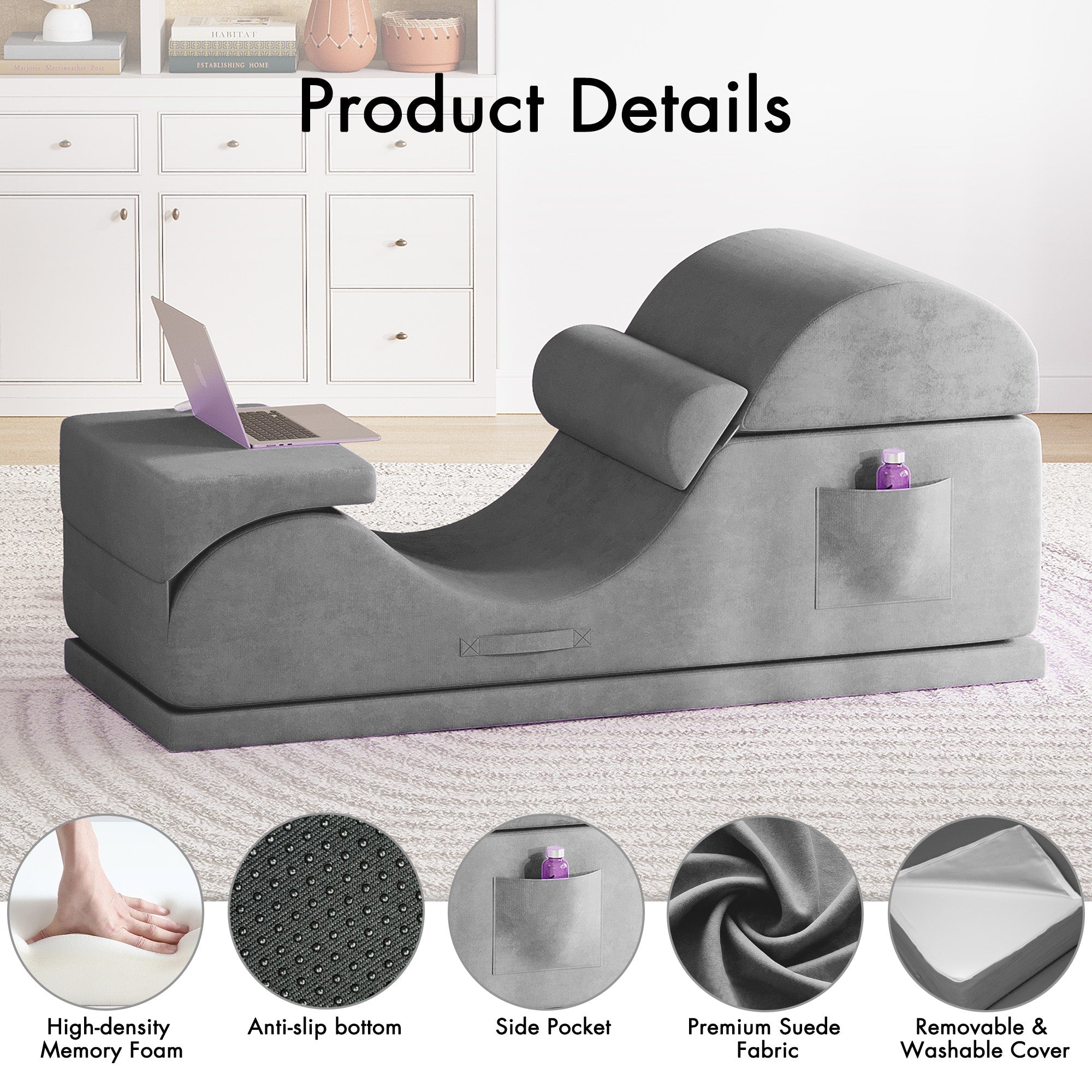 Vexon Convertible Yoga Chair for Adults