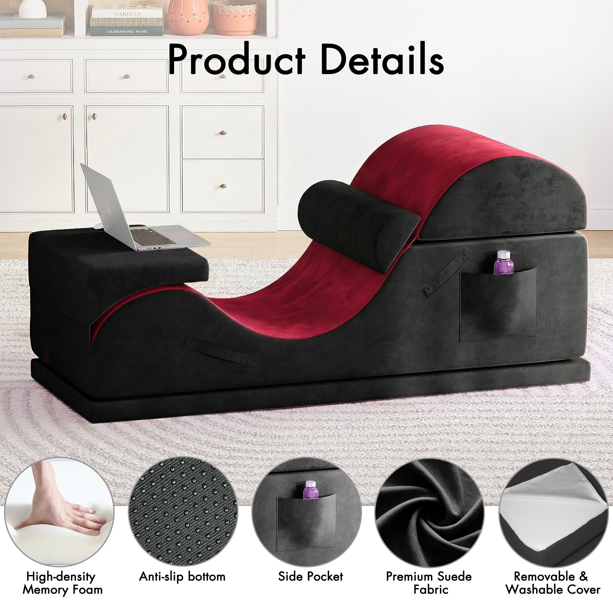 Vexon Convertible Yoga Chair for Adults