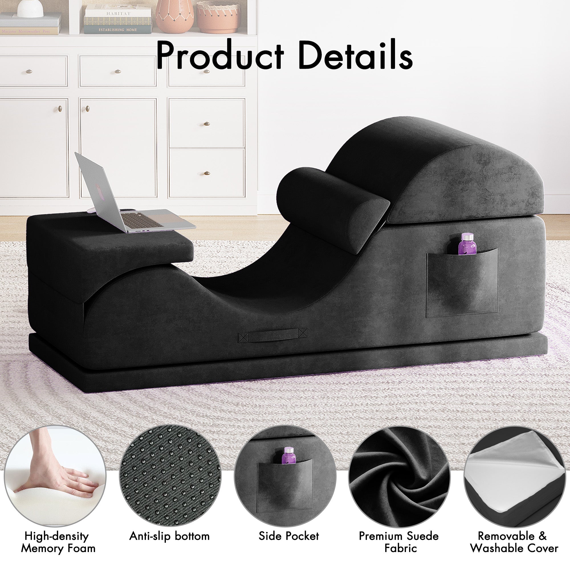 Vexon Convertible Yoga Chair for Adults