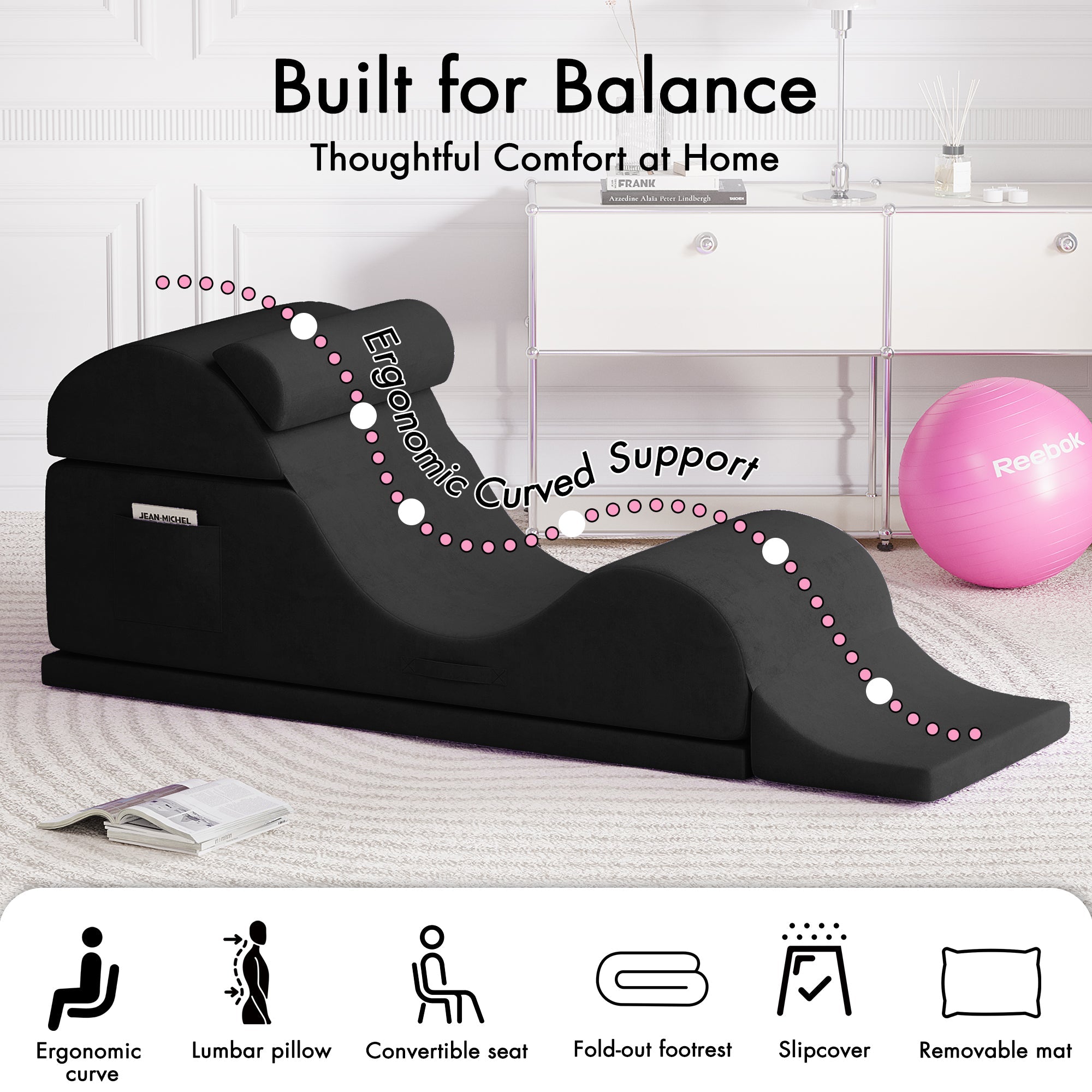 Vexon Convertible Yoga Chair for Adults