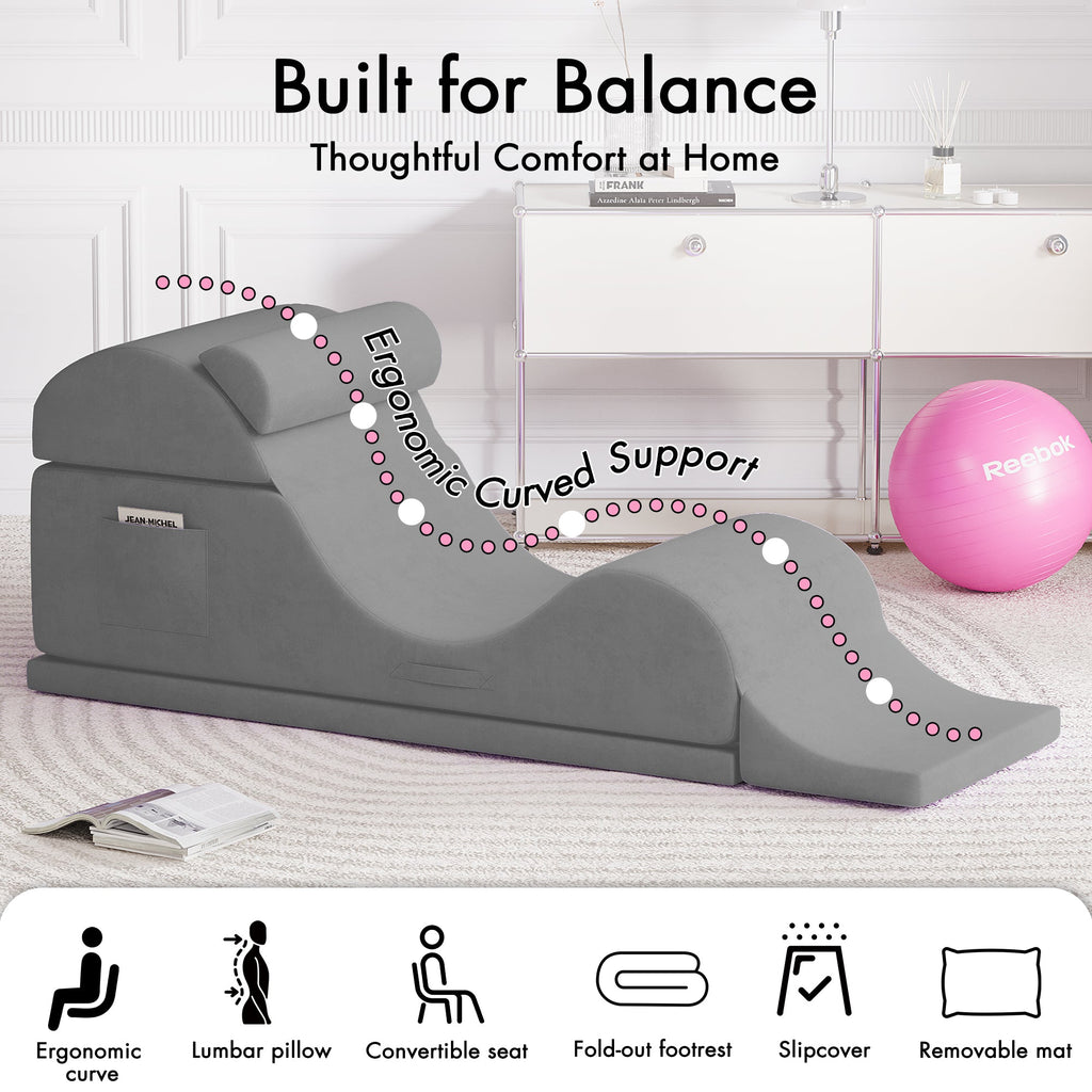 Vexon Convertible Yoga Chair for Adults