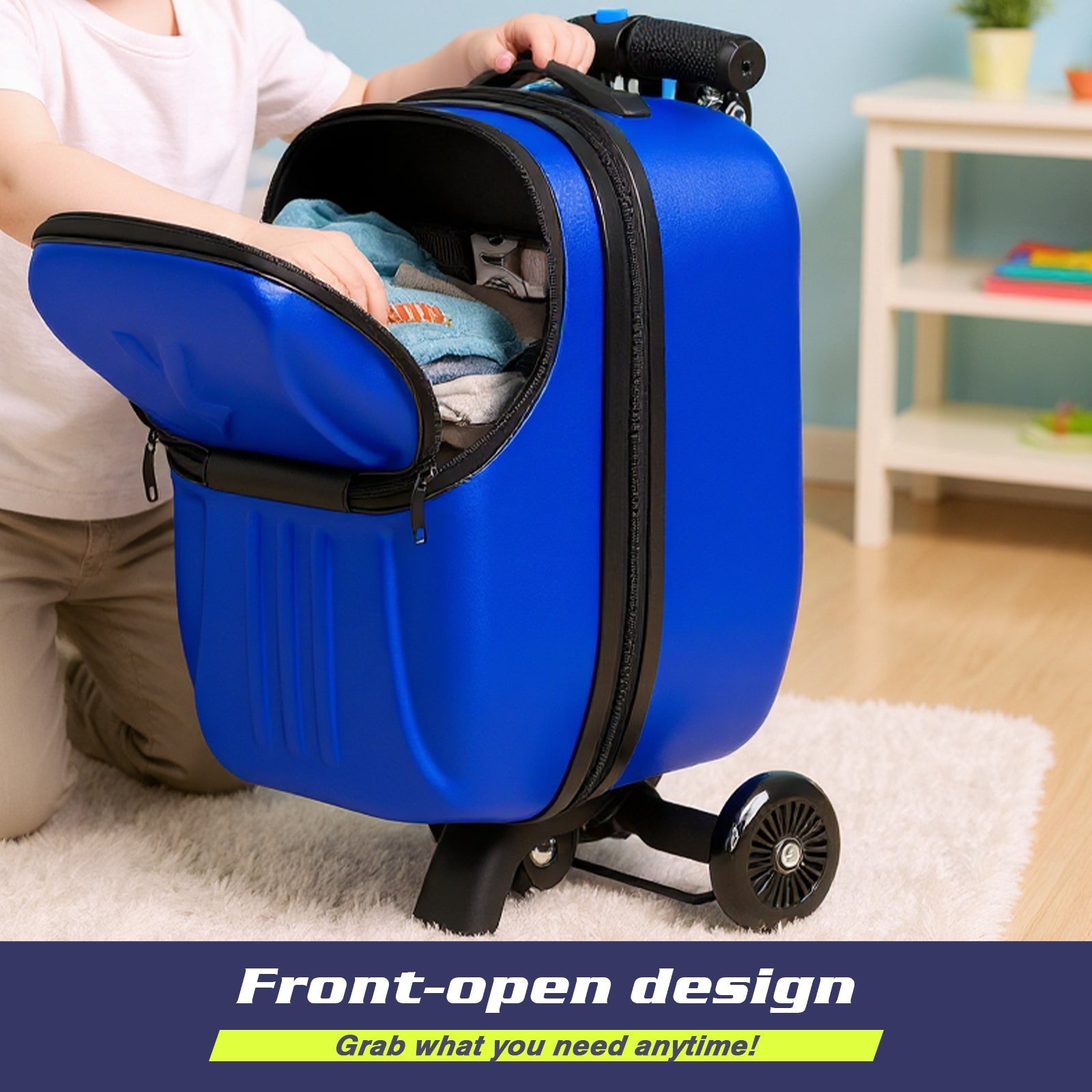 Vexon Top Opening Scooter Luggage for Kids