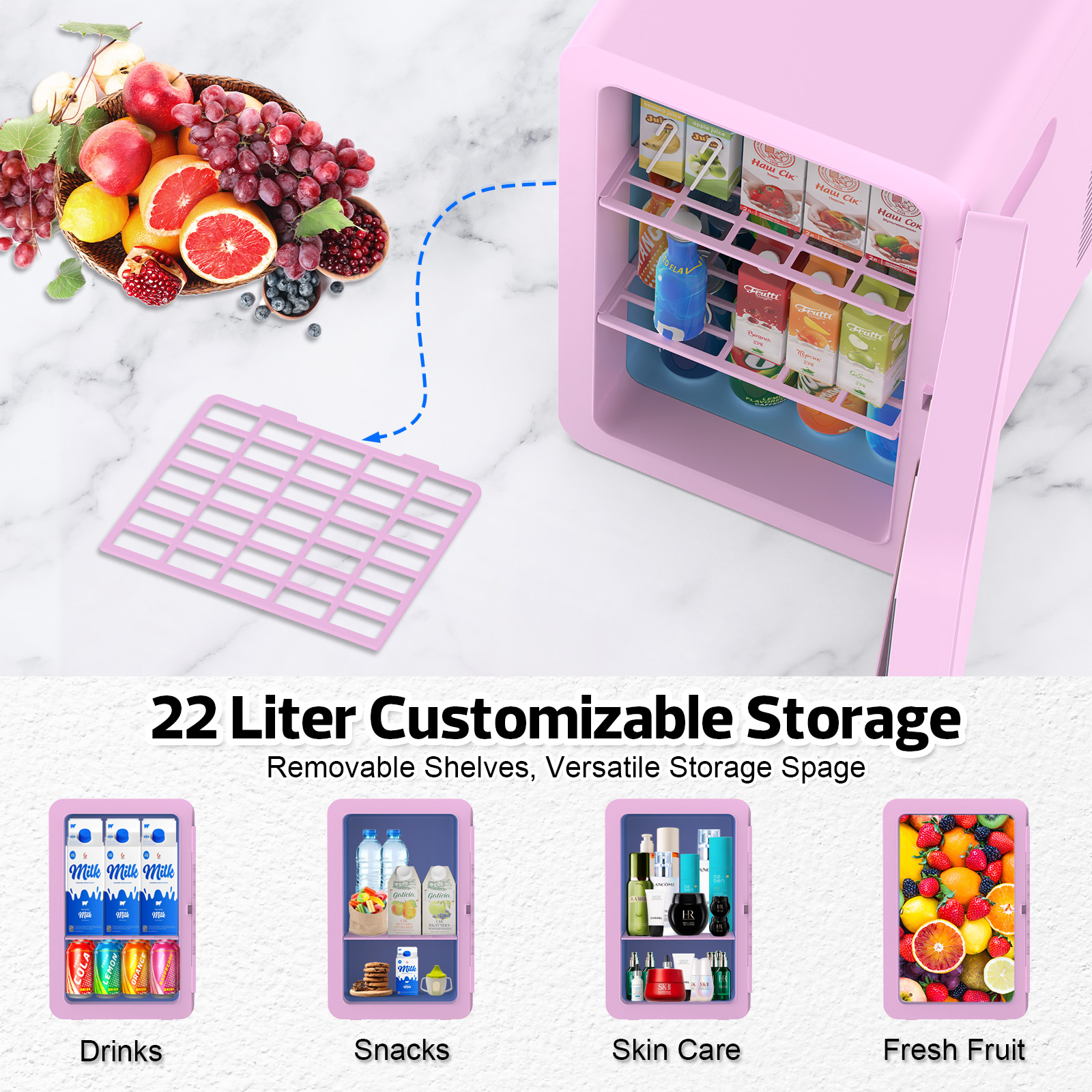 Vexon 22L Mini Fridge Cooler & Warmer
