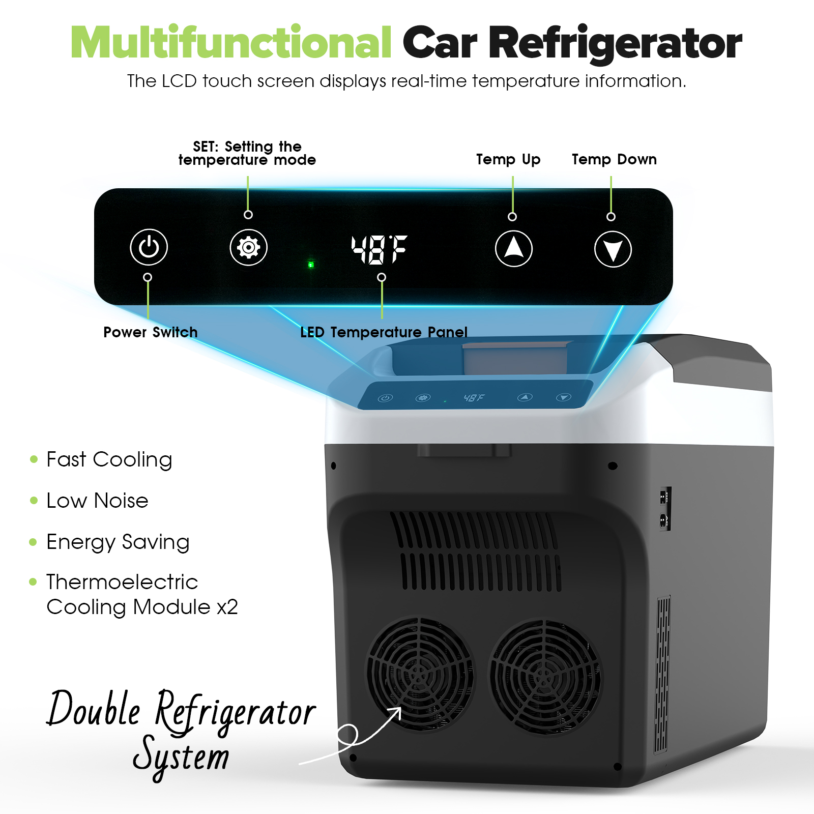 Vexon Portable Car Fridge Camping Cooler