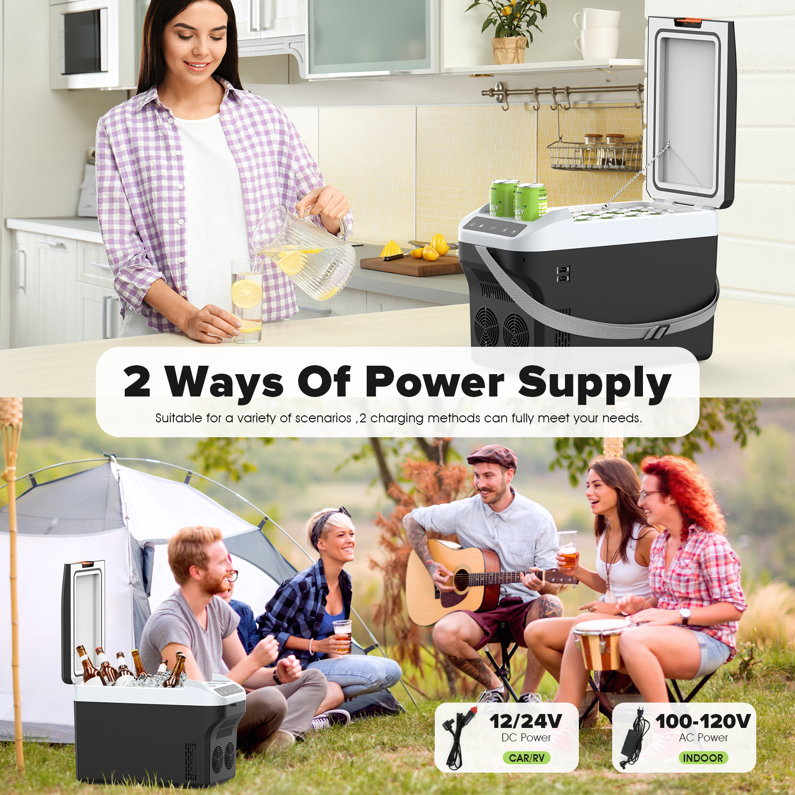 Vexon Portable Car Fridge Camping Cooler