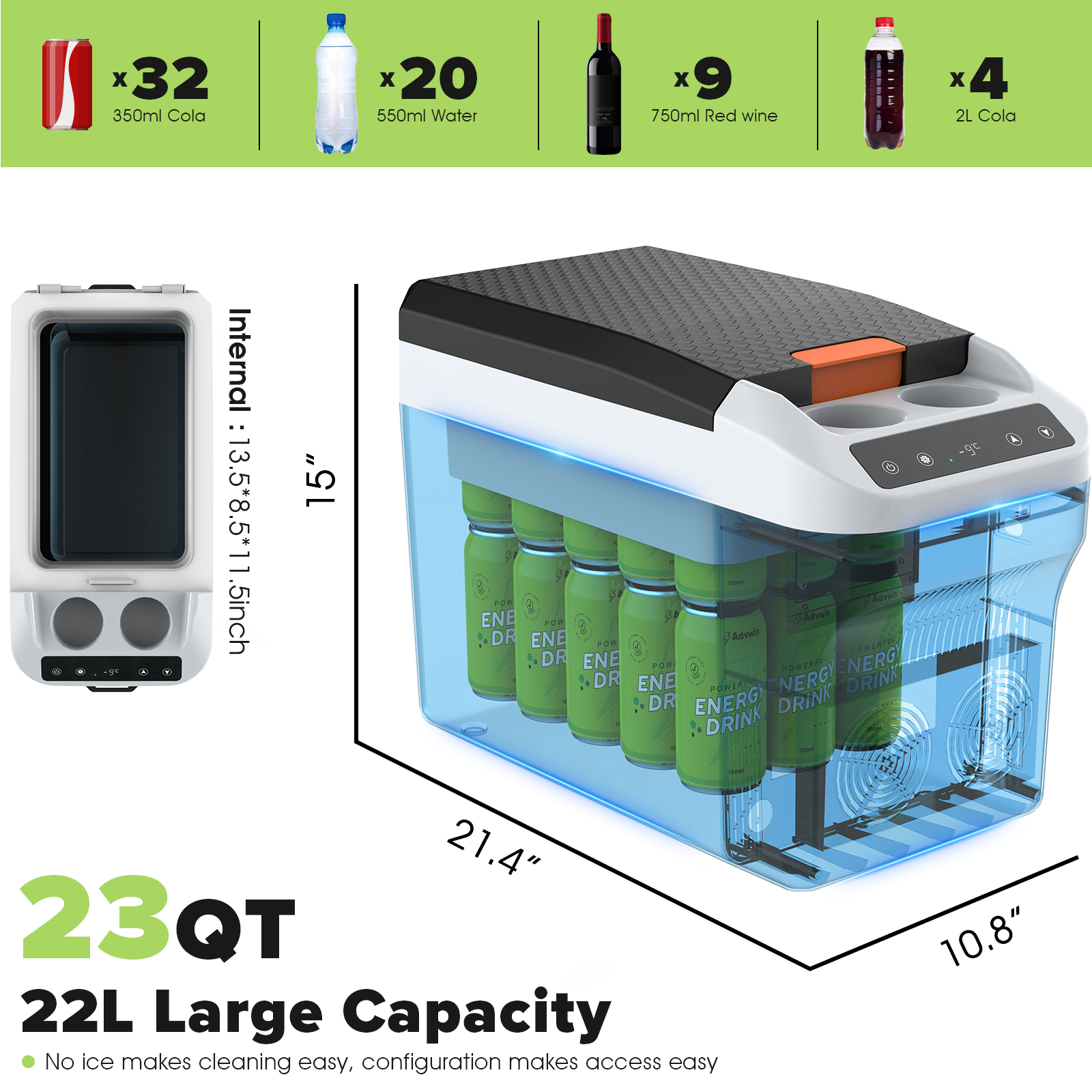 Vexon Portable Car Fridge Camping Cooler