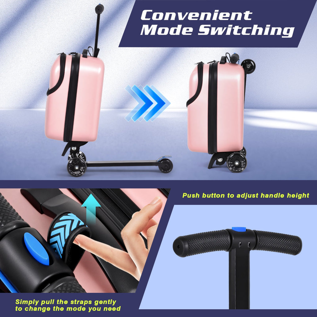Vexon Top Opening Scooter Luggage for Kids