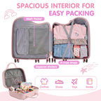 Vexon 20" Carry-On Suitcase with 12" Portable Bag
