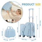 Vexon 20" Carry-On Suitcase with 12" Portable Bag