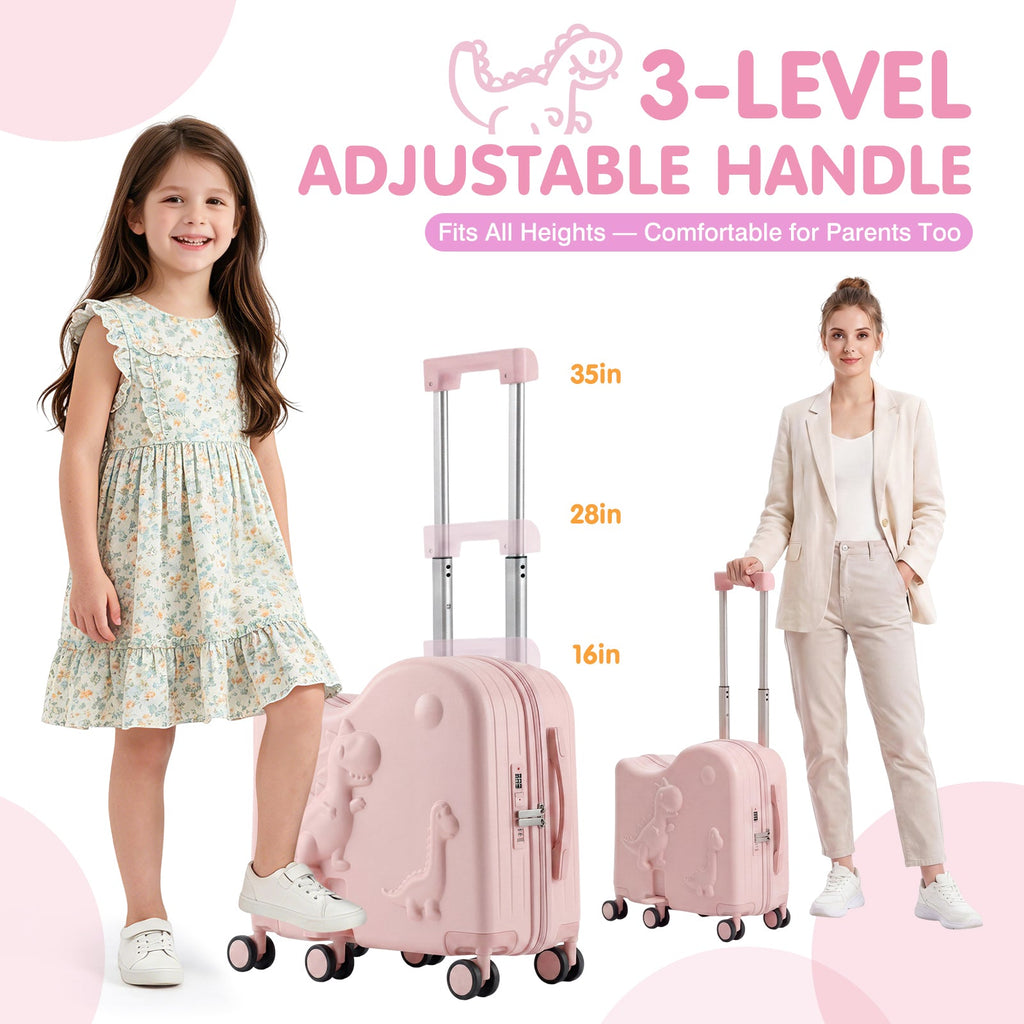 Vexon 20" Carry-On Suitcase with 12" Portable Bag