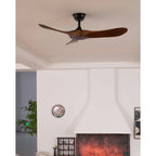 Lorenna Wooden Ceiling Fan with Remote Control