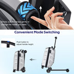Vexon Scooter Suitcase with LED Light Wheels