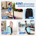 Vexon 4-in-1 Detachable Scooter Luggage for Kids