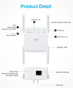 Vexon UltraXtend 5G WiFi Booster & Range Extender