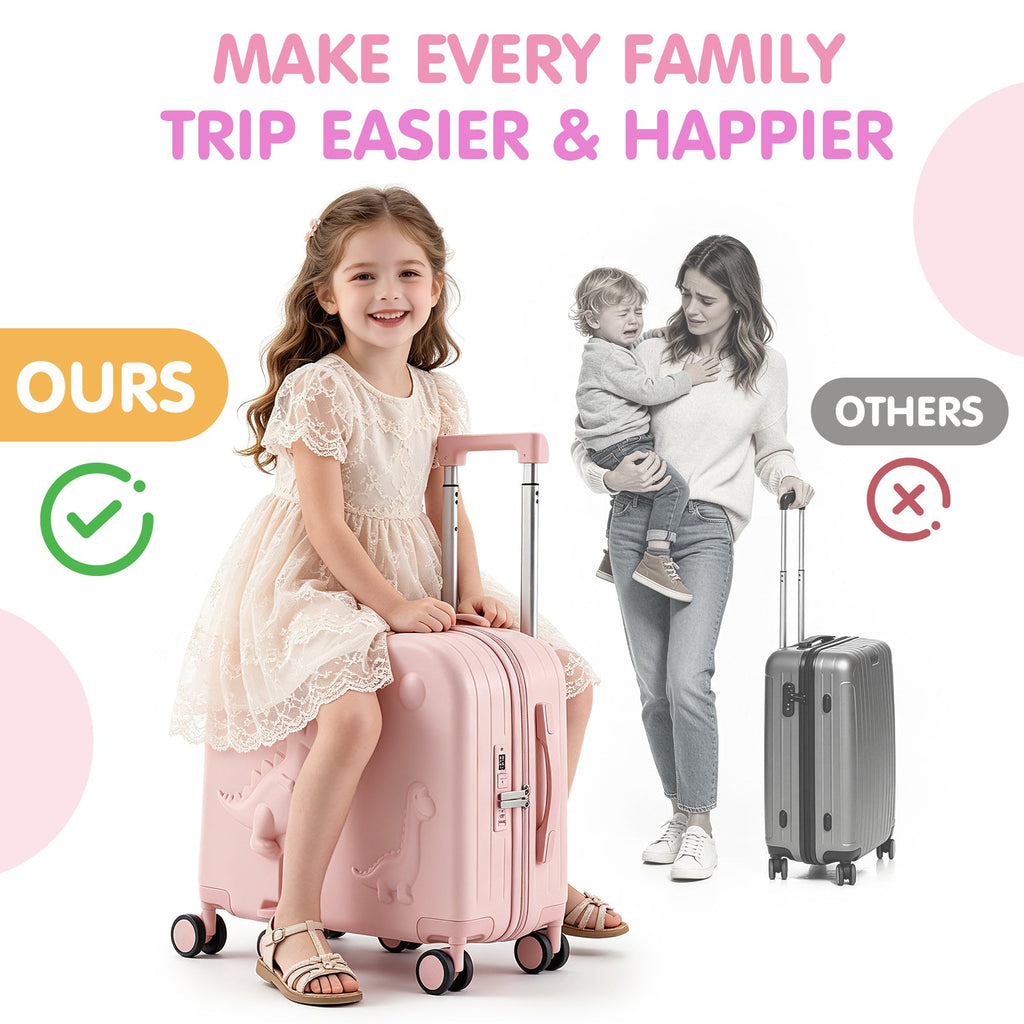 Vexon 20" Carry-On Suitcase with 12" Portable Bag