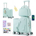 Vexon 20" Carry-On Suitcase with 12" Portable Bag