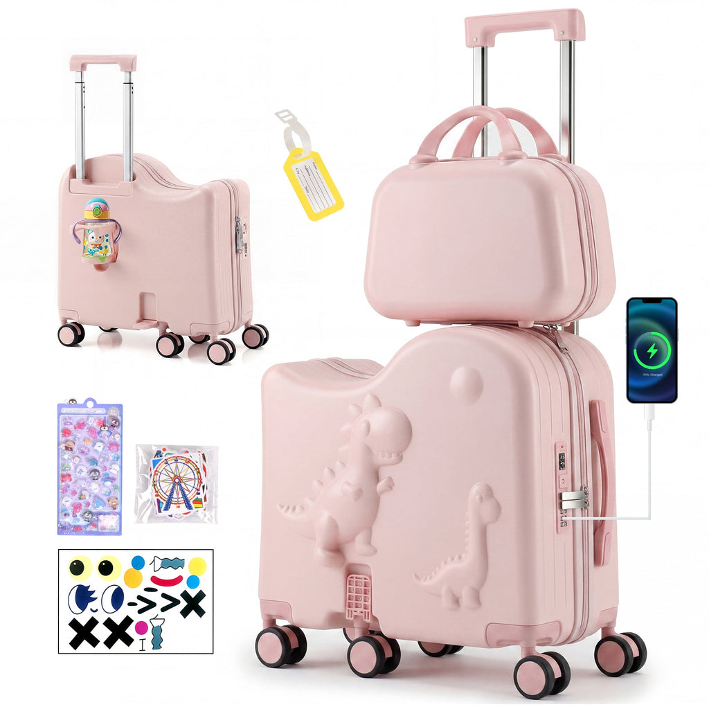 Vexon 20" Carry-On Suitcase with 12" Portable Bag