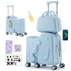 Vexon 20" Carry-On Suitcase with 12" Portable Bag