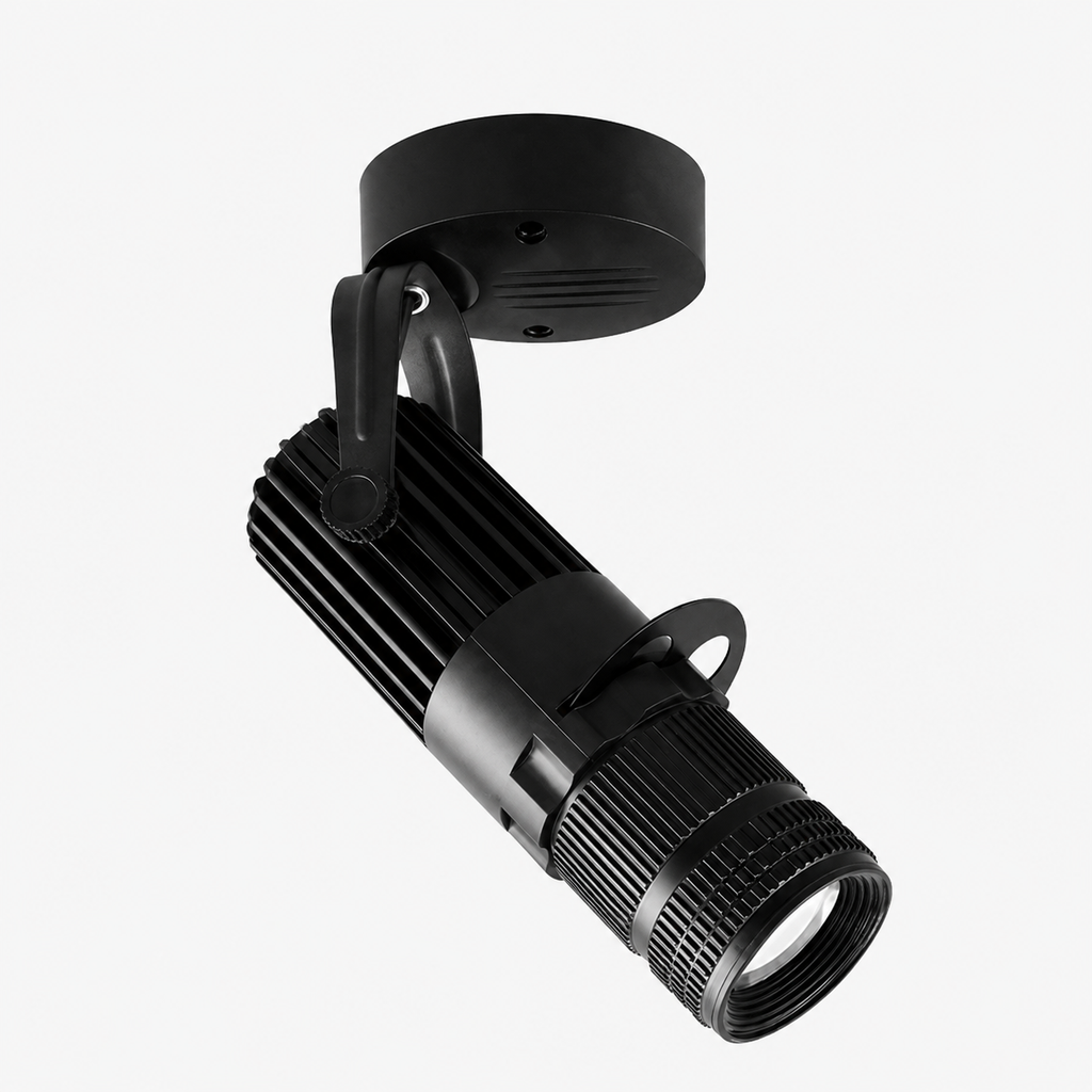 Adjustable LED Ceiling Spotlight Aluminum Brushed Nickel VexonGear