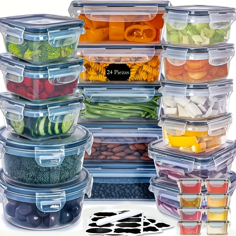 Food Storage Container Set | 24-Piece Leak-Proof System VexonGear
