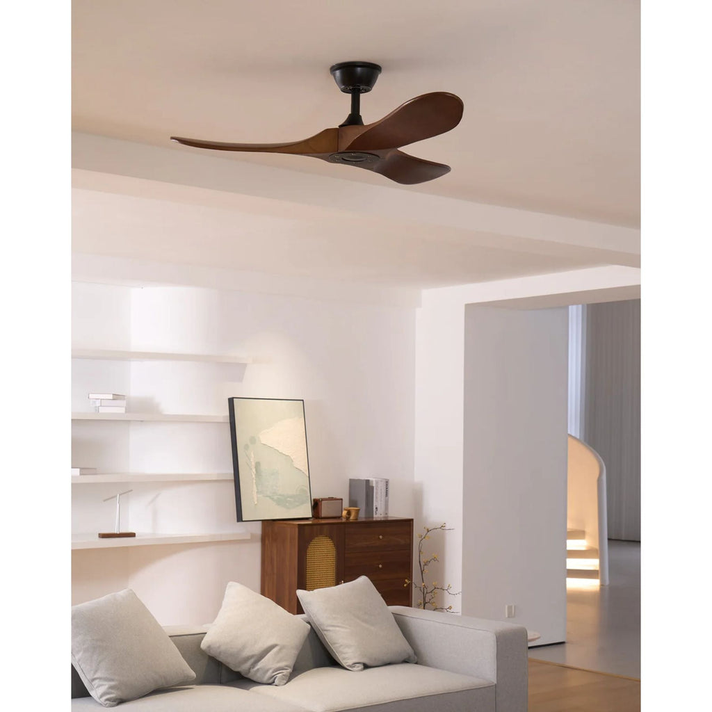 Lorenna Wooden Ceiling Fan with Remote Control