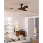 Lorenna Wooden Ceiling Fan with Remote Control