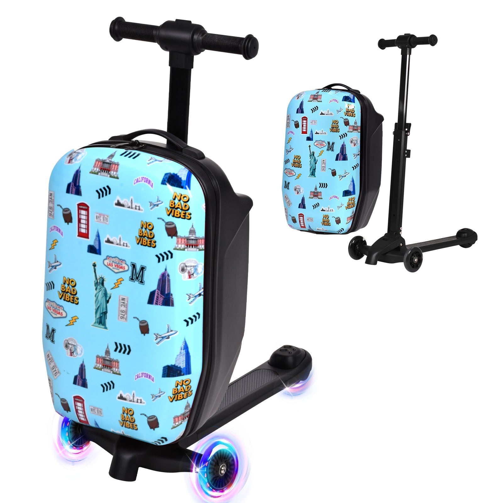Vexon 4-in-1 Detachable Scooter Suitcase for Kids