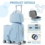 Vexon 20" Carry-On Suitcase with 12" Portable Bag