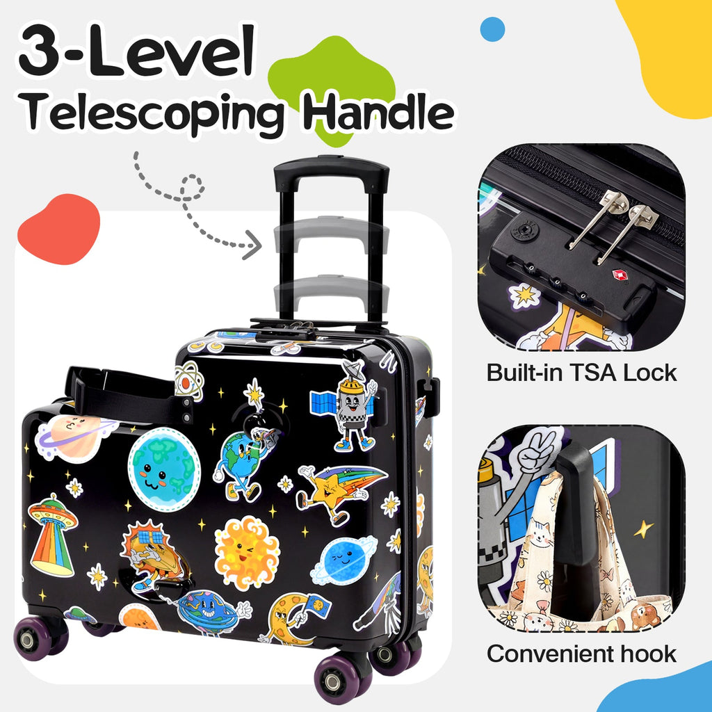 Vexon Toddler Ride-On Suitcase 20" Carry-On