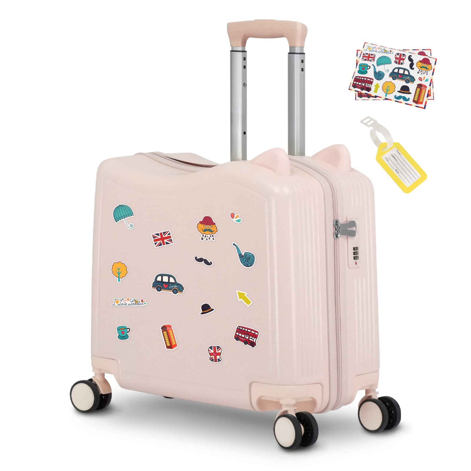 Vexon Kids' Ride-On Suitcase with Password Lock