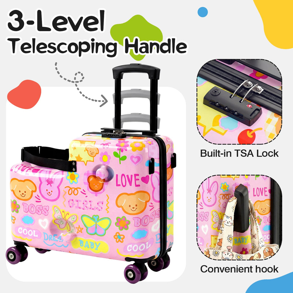 Vexon Toddler Ride-On Suitcase 20" Carry-On