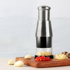 Stainless Steel Garlic Press | Quick Crush Manual Kitchen Tool VexonGear