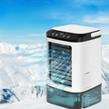 Portable Air Conditioner with Ultrasonic Dual-Spray Mist, 3-Speed Fan and LED Night Light