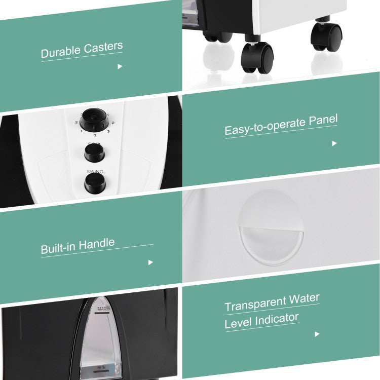 Portable Air Cooler | 3-in-1 Evaporative Cooling System