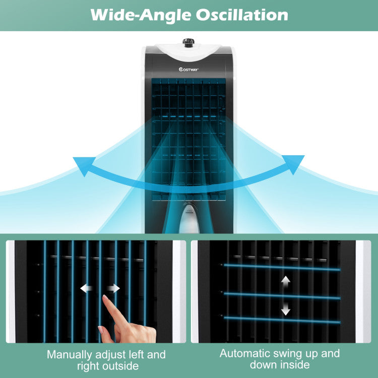 Portable Air Cooler | 3-in-1 Evaporative Cooling System