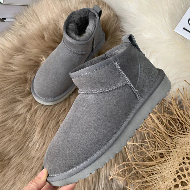 Winter Suede Ankle Boots | Fleece Lined Vegan Design VexonGear
