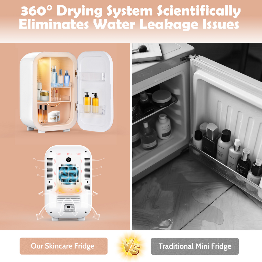 Vexon 22L Mini Skincare Fridge for Cosmetic Storage