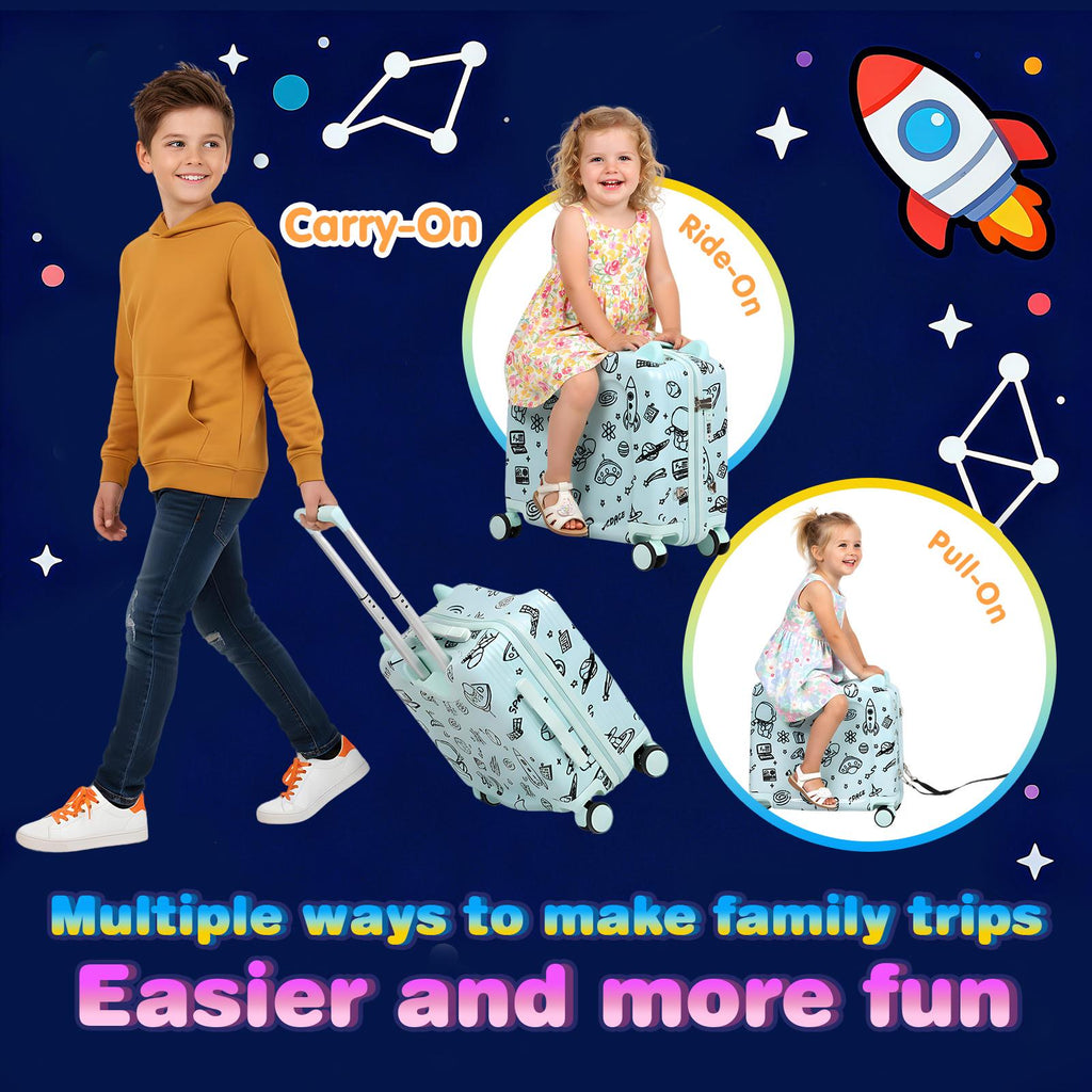 Vexon Kids Ride-On Suitcase DIY Coloring Design
