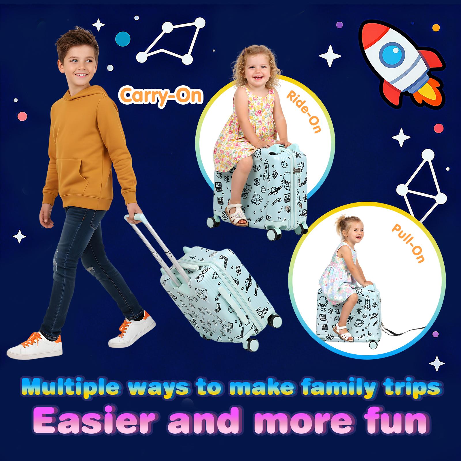 Vexon Kids Ride-On Suitcase DIY Coloring Design