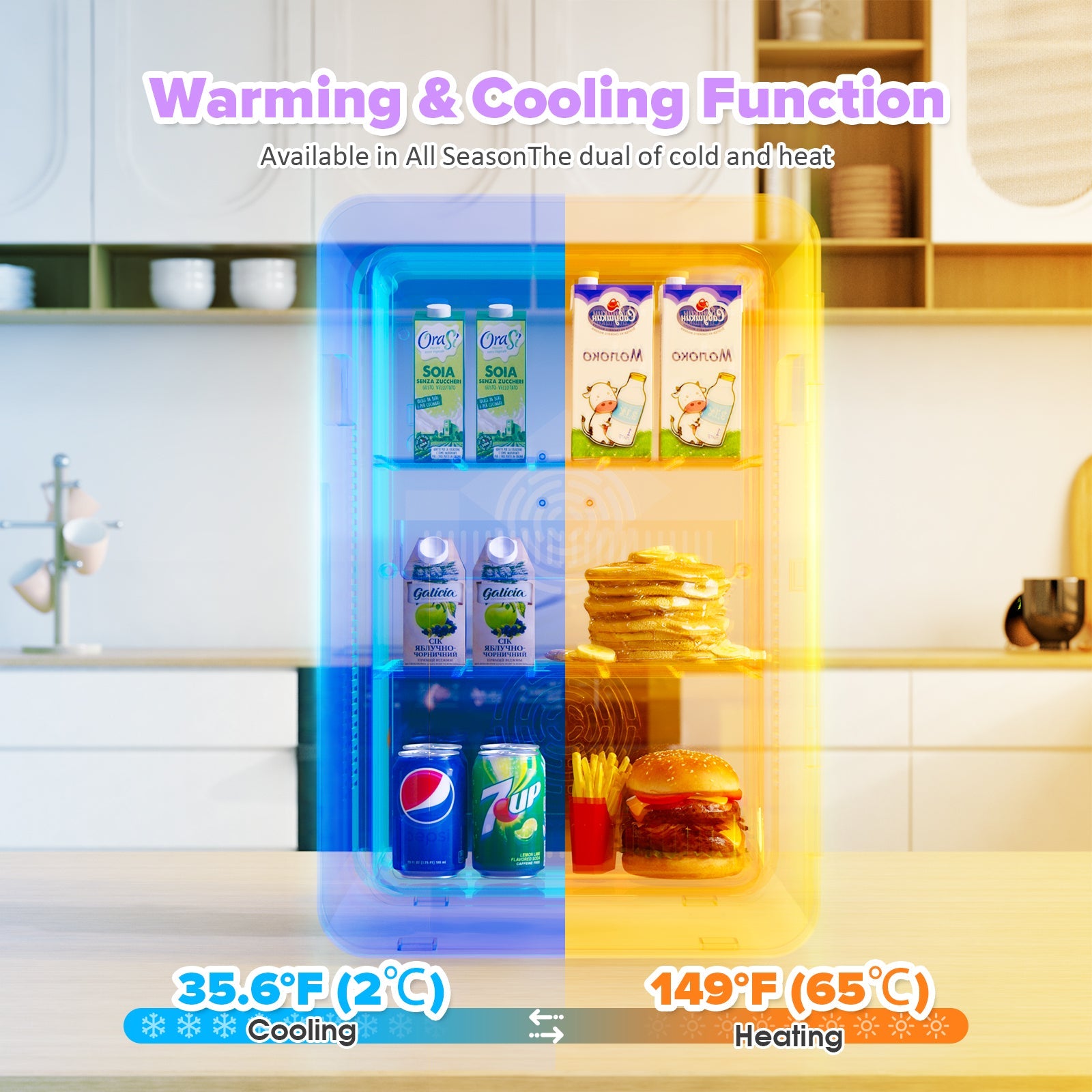 Vexon 22L Mini Fridge Cooler & Warmer