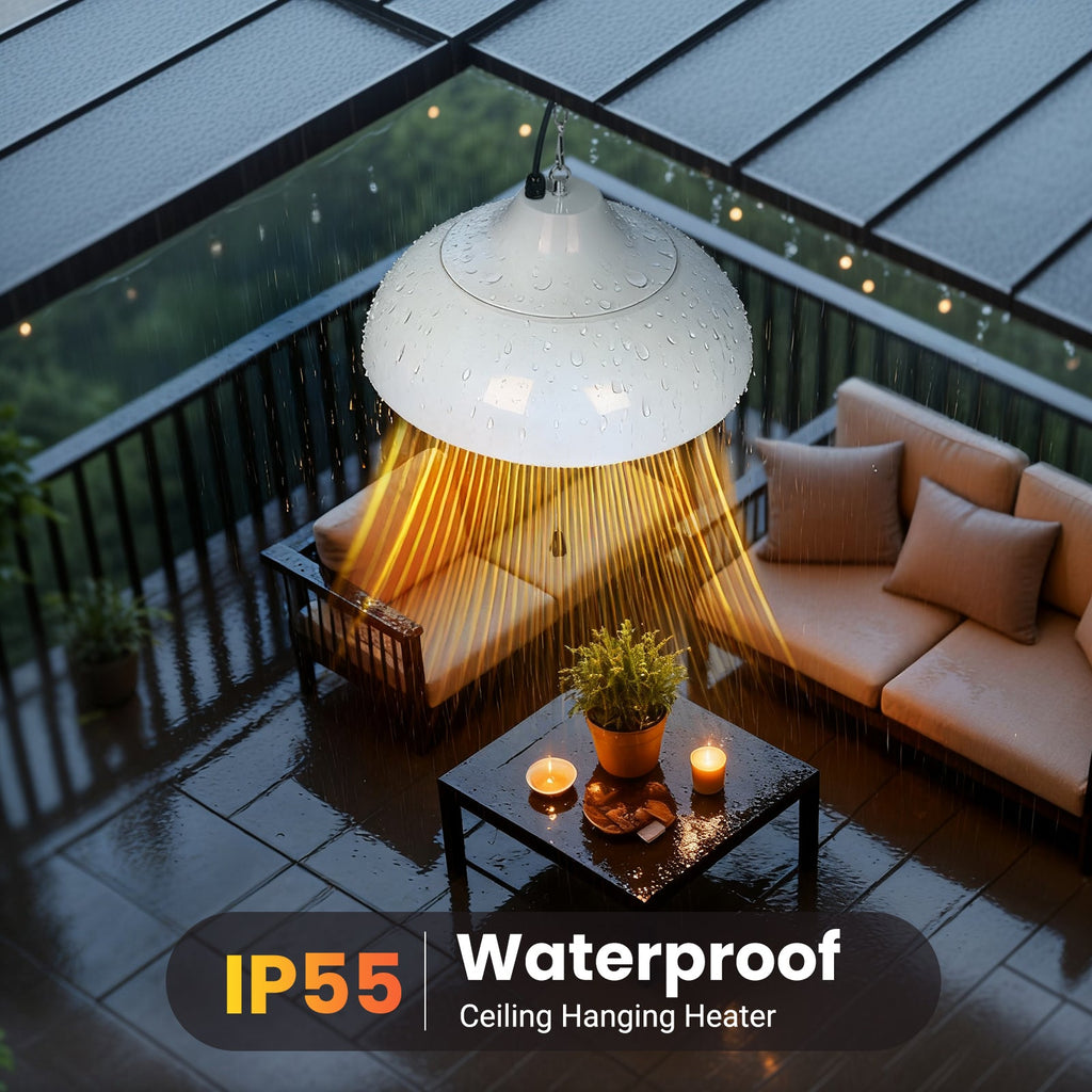 Vexon Outdoor Electric Patio Heater 1500W