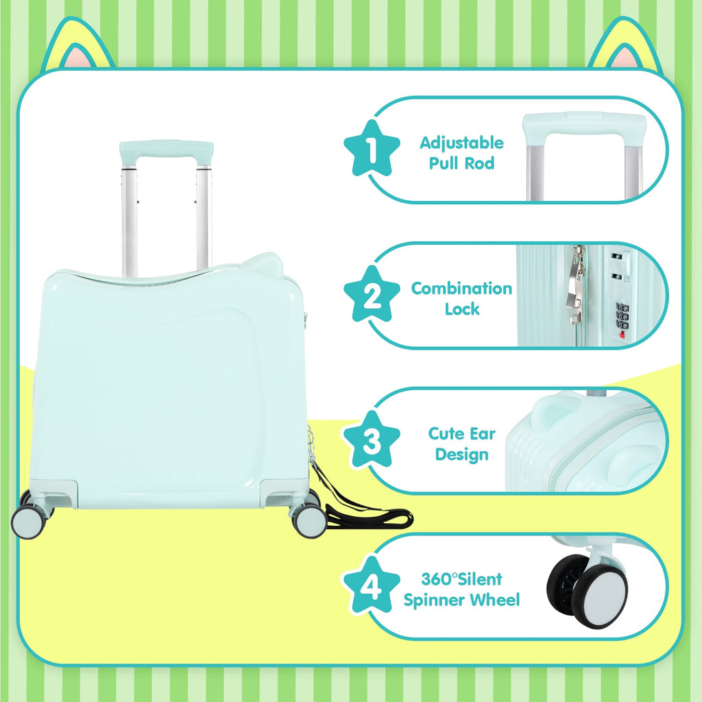 Vexon Kids' Ride-On Suitcase with Password Lock