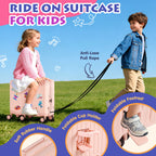 Vexon 20" Kids Ride-On Suitcase with 6 Wheels