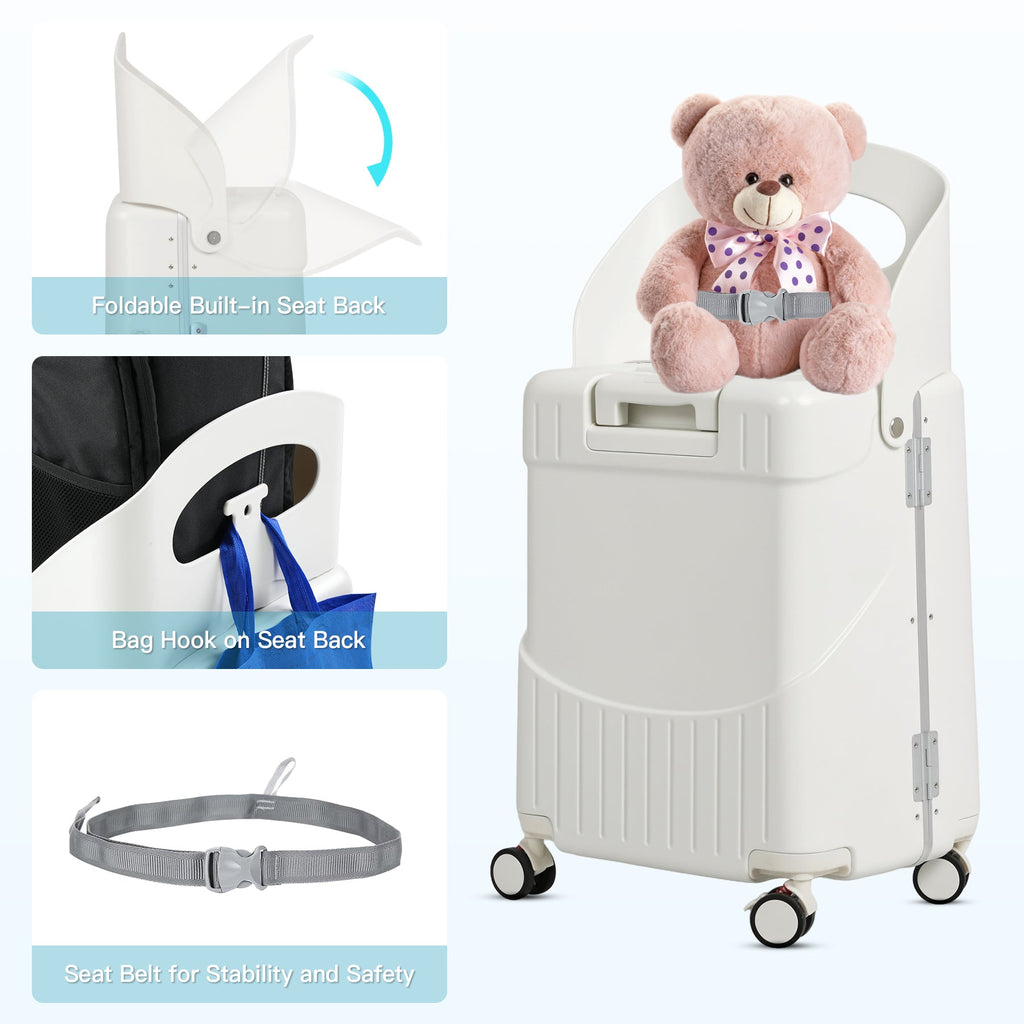 Vexon 22" Luggage with Foldable Child Seat